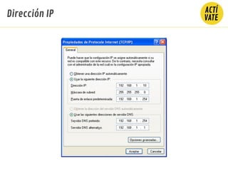 Dirección IP
 