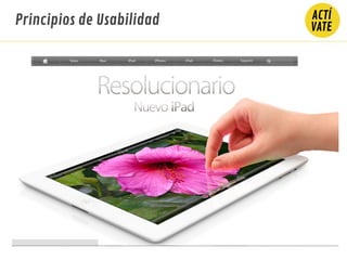 Principios de Usabilidad
 