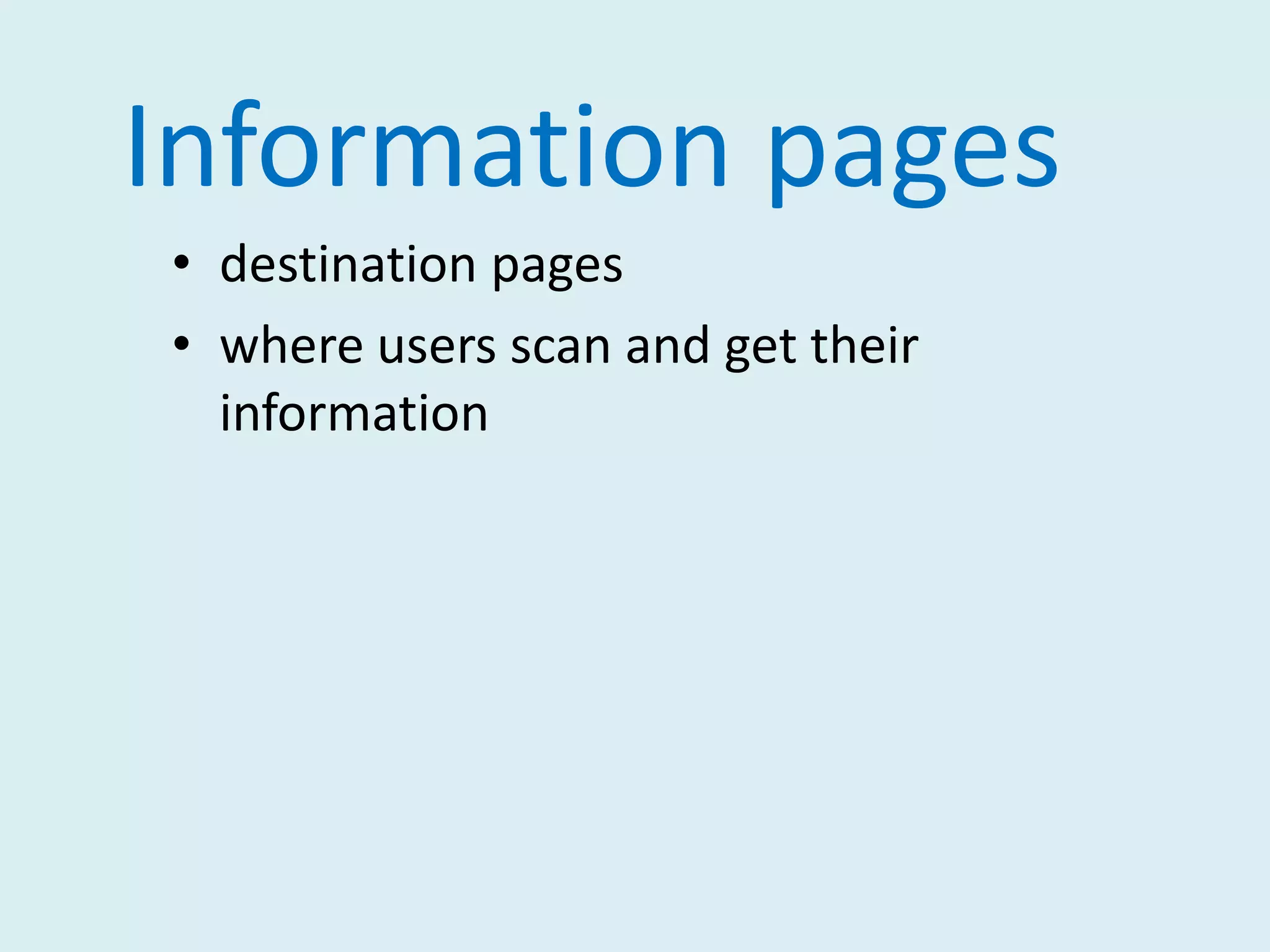 make clear what the site is about