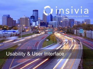 Usability & User Interface
 
