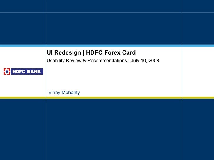 Usability Hdfc - 