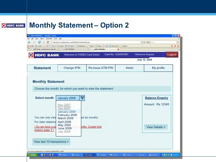 Usability Hdfc - 