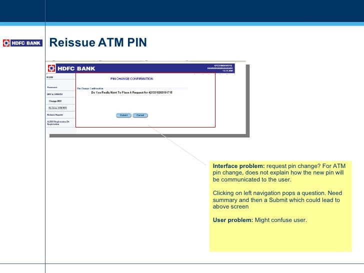 How to change atm pin for hdfc forex card