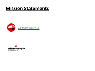 Mission Statements
 