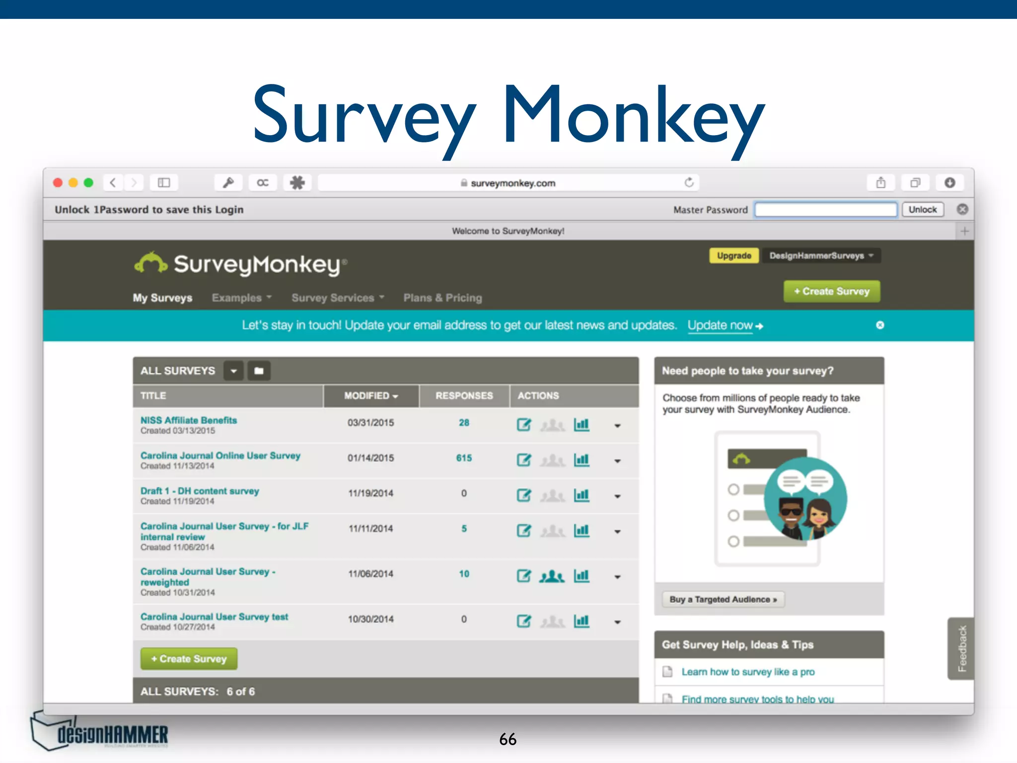 Survey Monkey
66
 