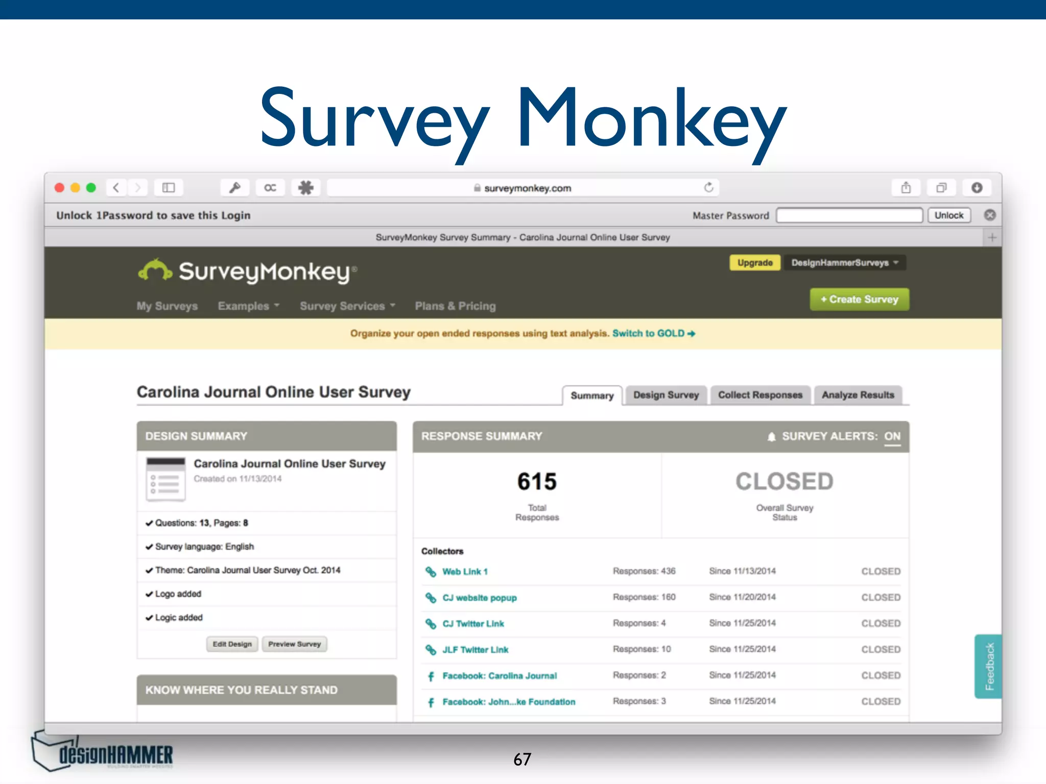 Survey Monkey
67
 