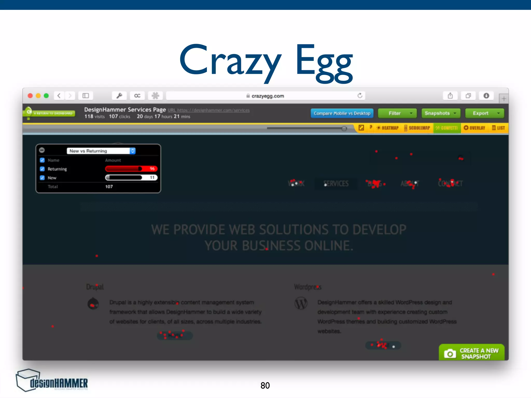 Crazy Egg
80
 
