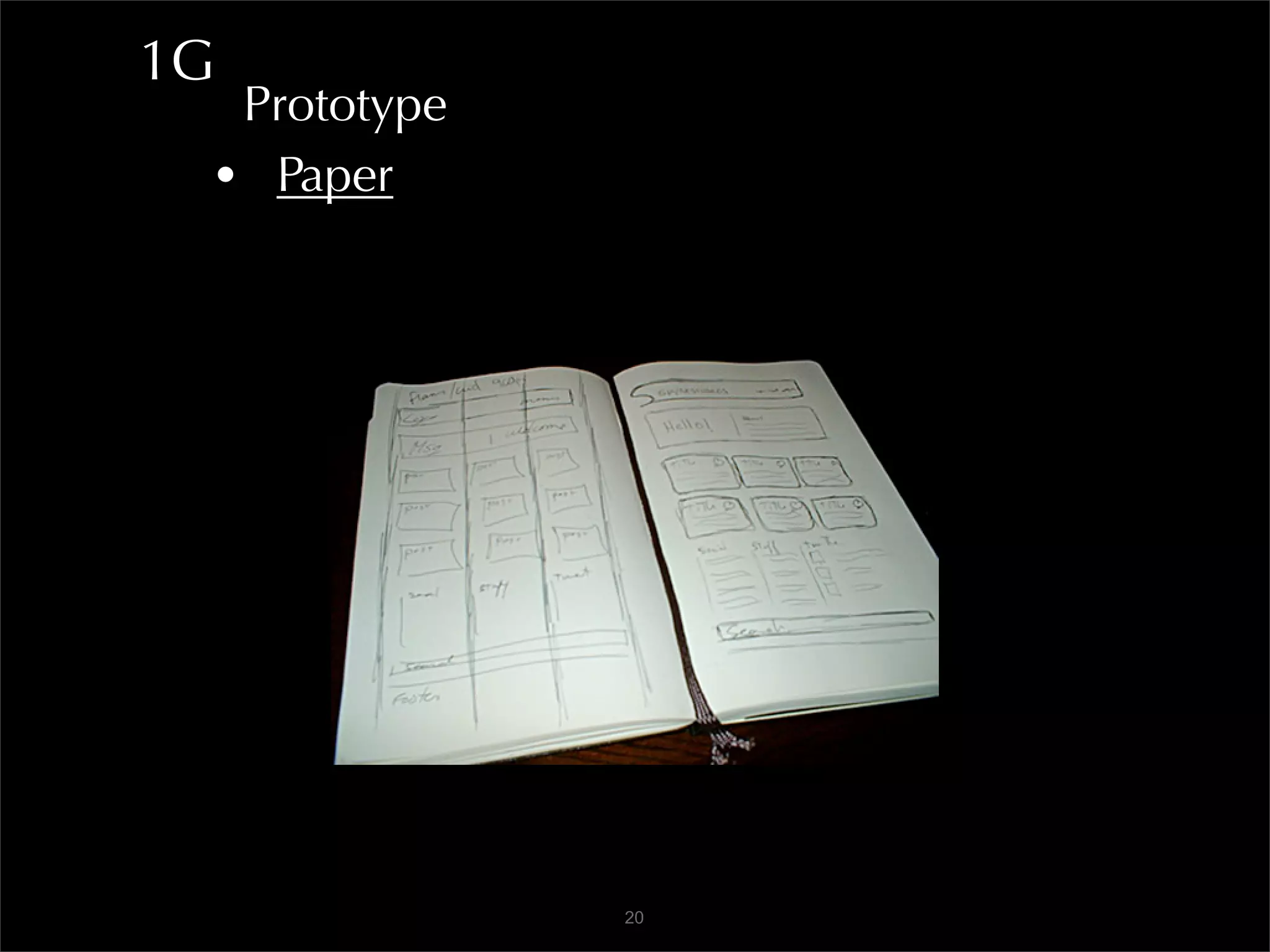 1G
  Prototype
 • Paper




              20
 