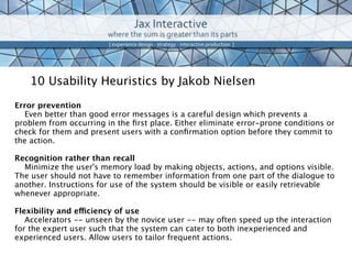 Usability - what is it & why is it important Slide 21