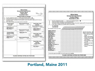 Portland, Maine 2011

 