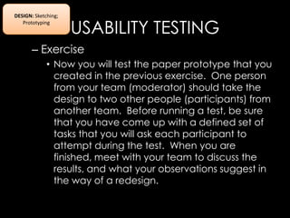 Usability and User Experience Training Seminar