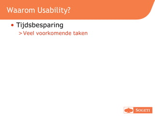Usability - Engineering World 2009