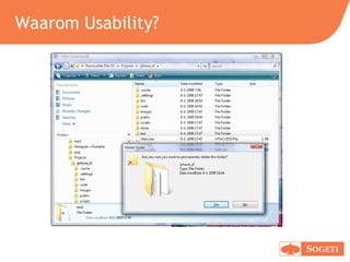 Usability - Engineering World 2009