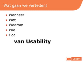 Usability - Engineering World 2009