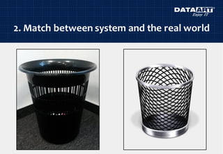 2. Match between system and the real world
 
