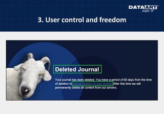 3. User control and freedom
 