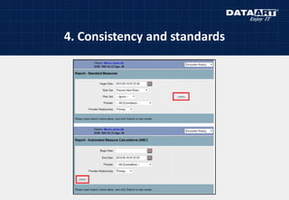 4. Consistency and standards
 