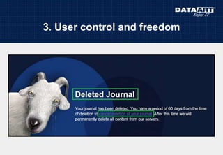 3. User control and freedom
 