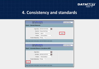 4. Consistency and standards
 