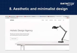 8. Aesthetic and minimalist design
 