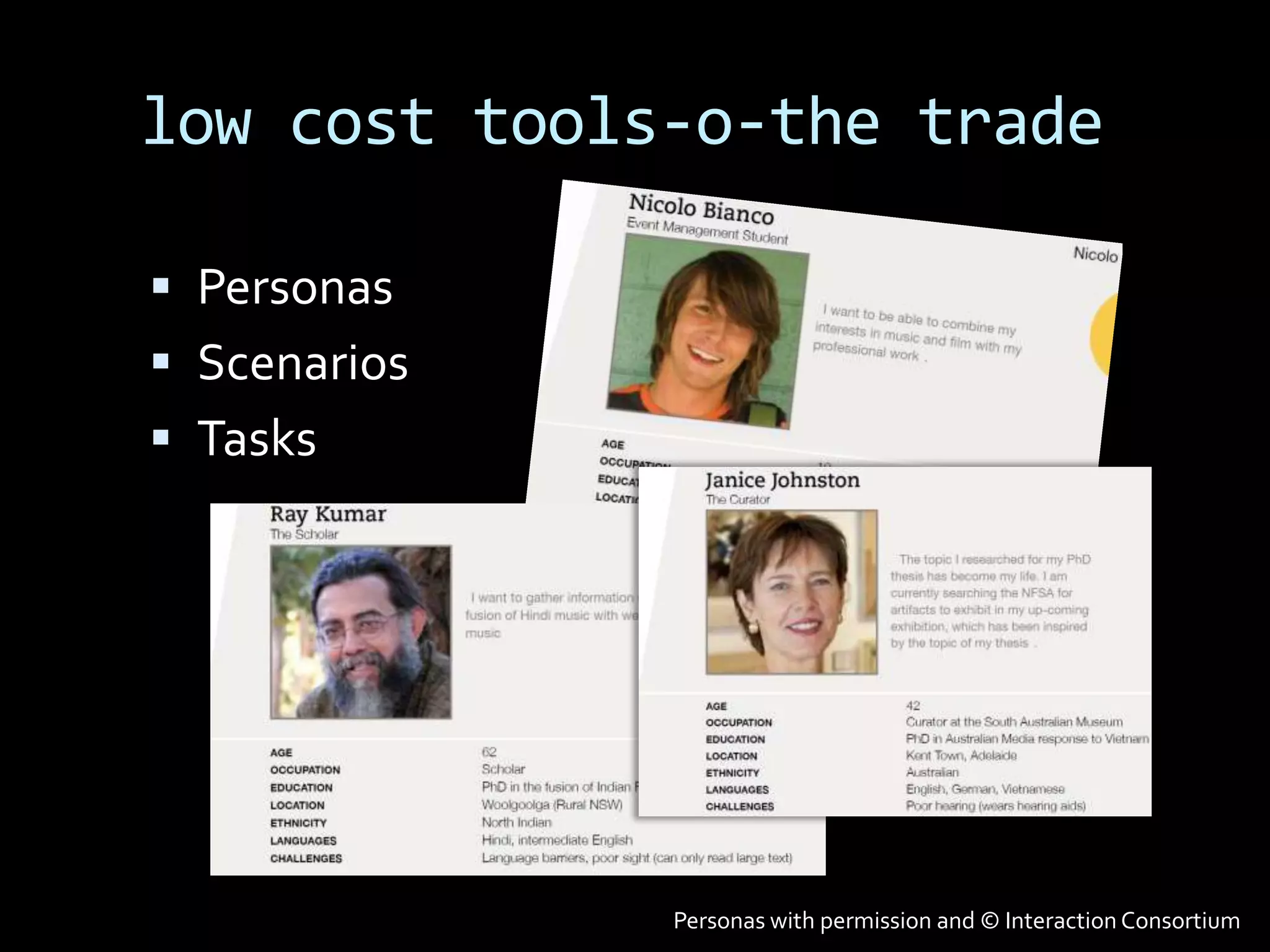 Traditional Usability…More time for analysis