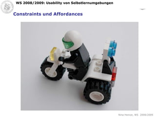 Constraints und Affordances 