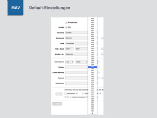 Default-EinstellungenMAV
 