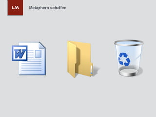 LAV Metaphern schaffen
 