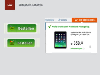 LAV Metaphern schaffen
 