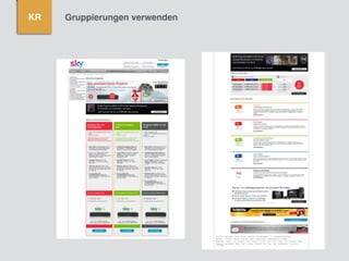 KR Gruppierungen verwenden
 