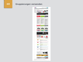 KR Gruppierungen verwenden
 