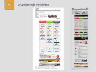 KR Gruppierungen verwenden
 