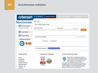 KR Schrittweises enthüllen
 