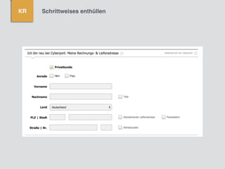 KR Schrittweises enthüllen
 