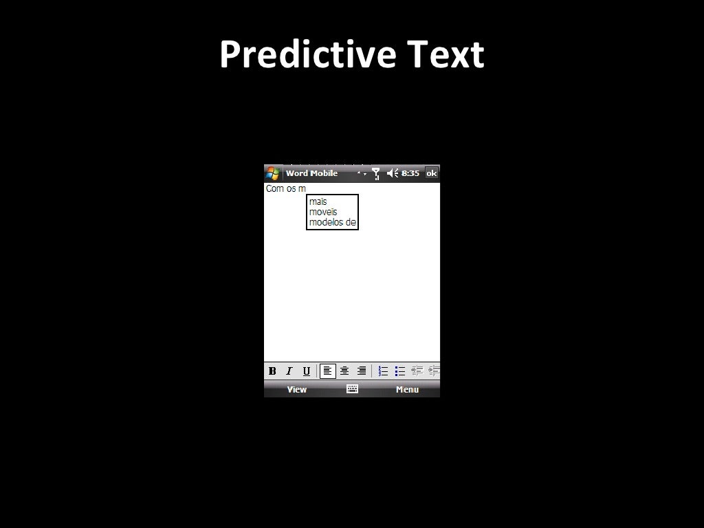 Predictive Text