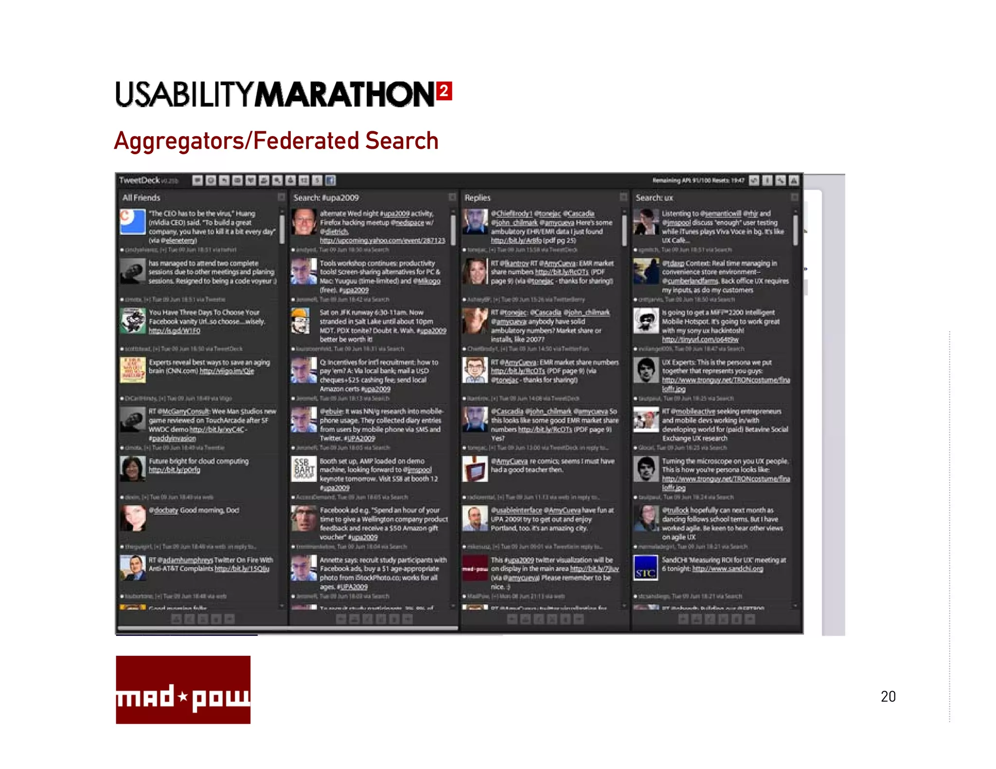 Aggregators/Federated Search




                               20
 