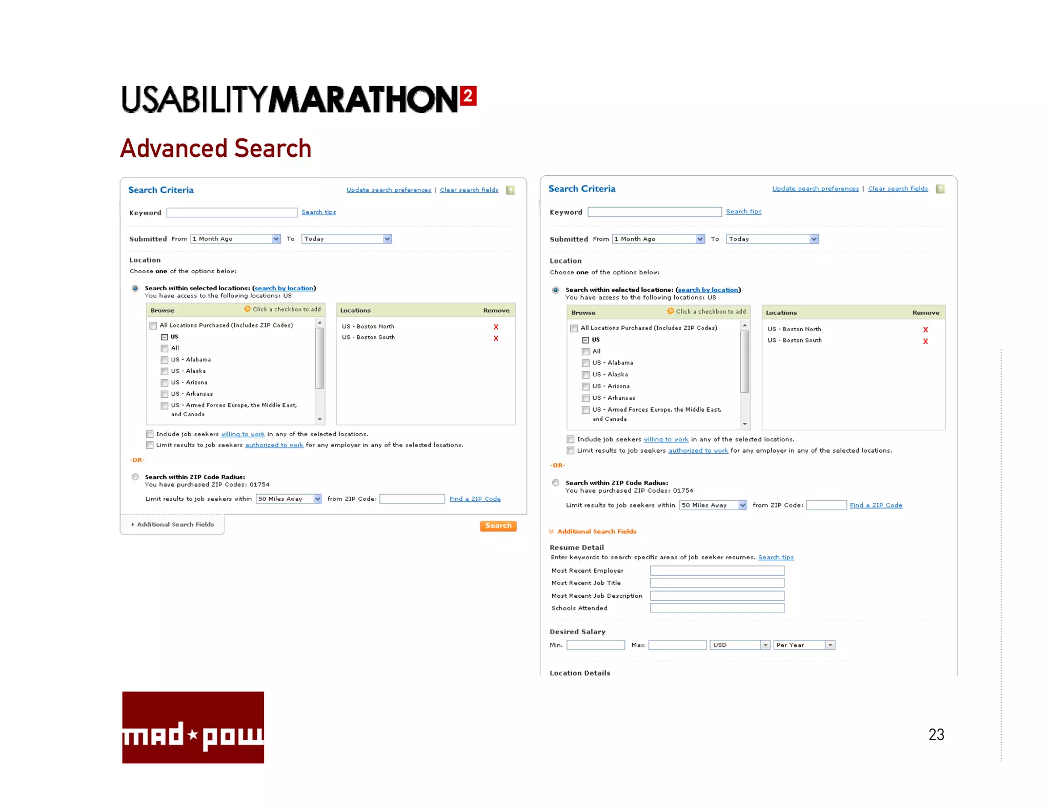 Advanced Search




                  23
 