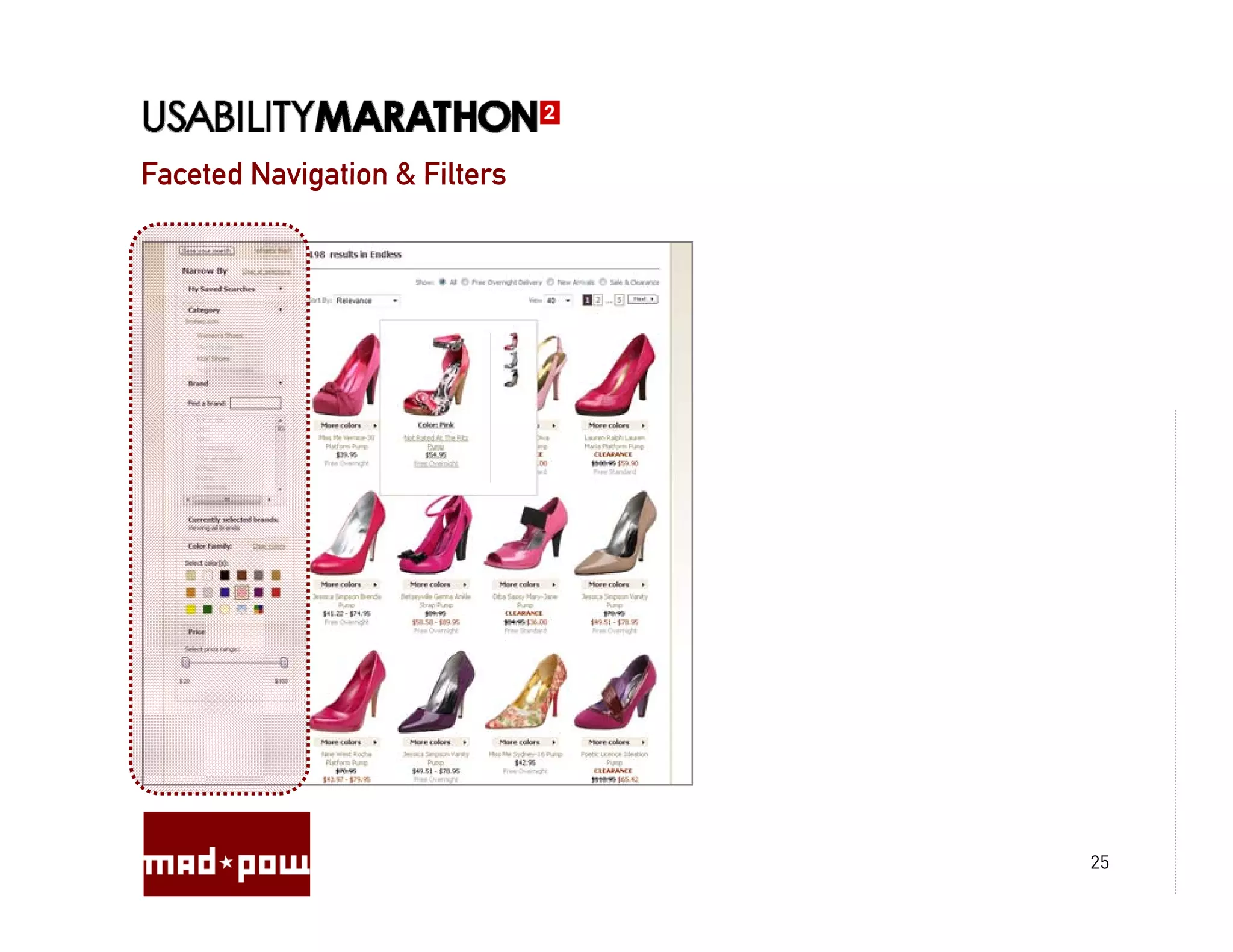 Faceted Navigation & Filters




                               25
 