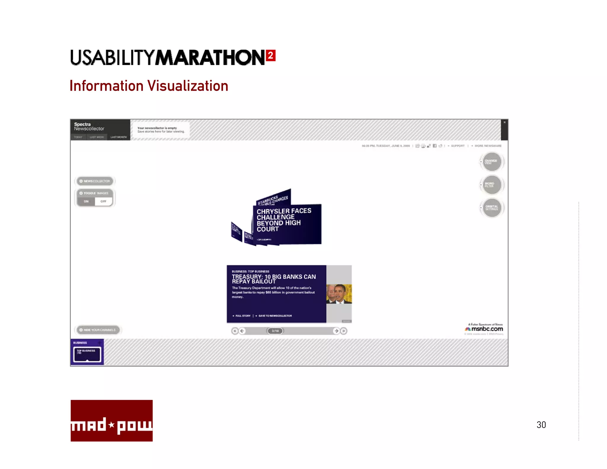 Information Visualization




                            30
 