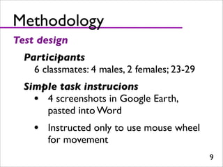 Usability Study Mouse Zoom