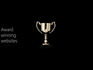 Award
winning
websites
 