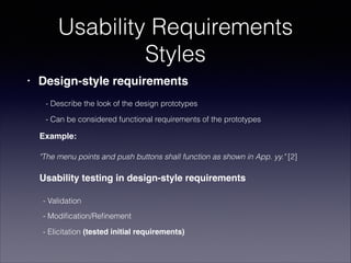 Usability requirements and their elicitation | PDF