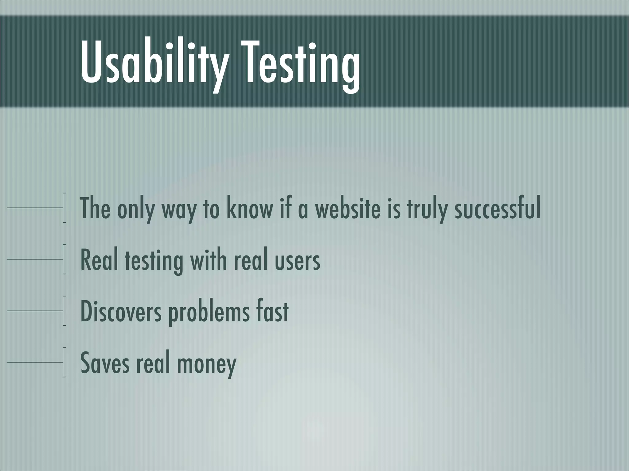 Usability Testing
