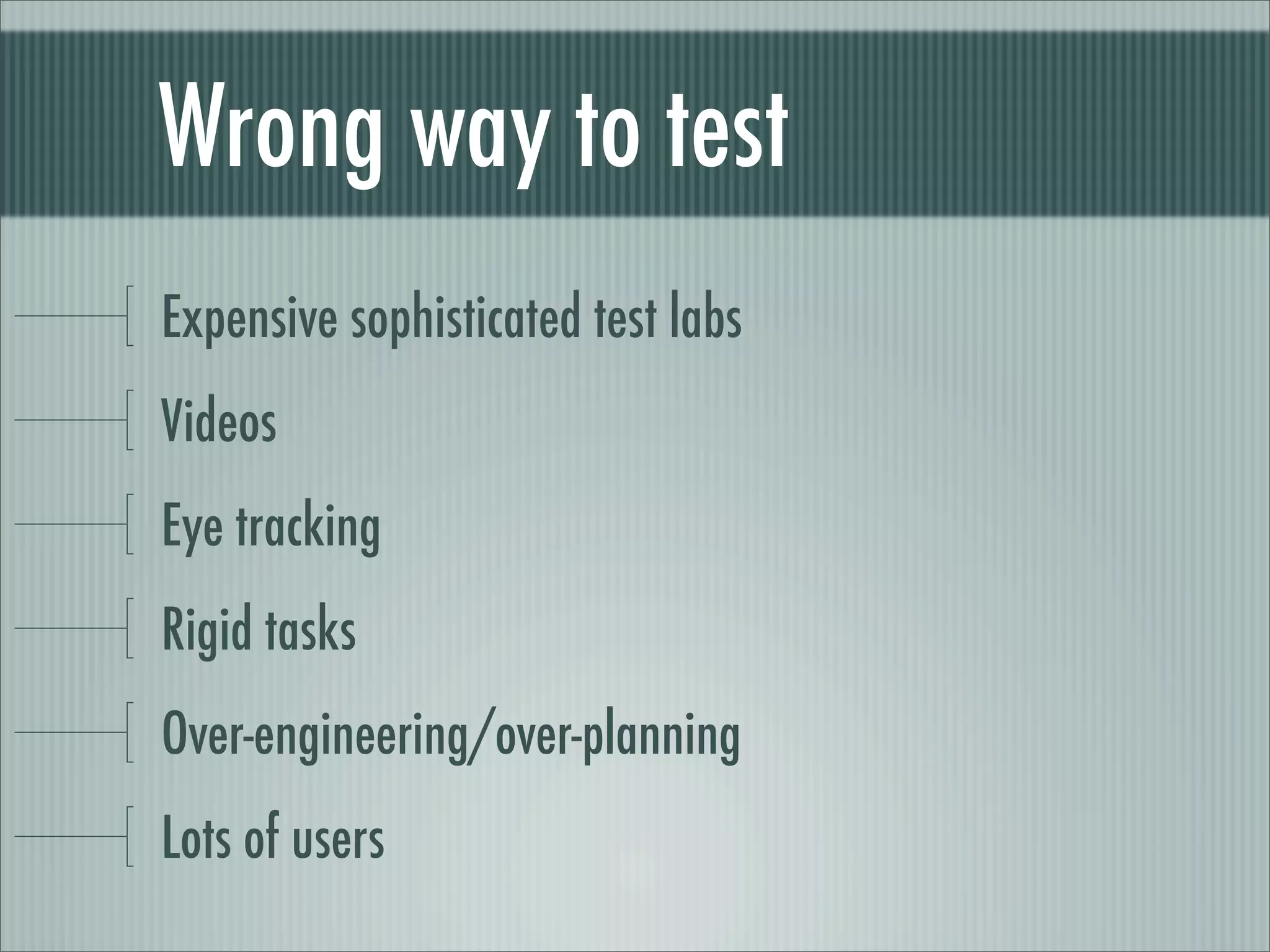 Usability Testing