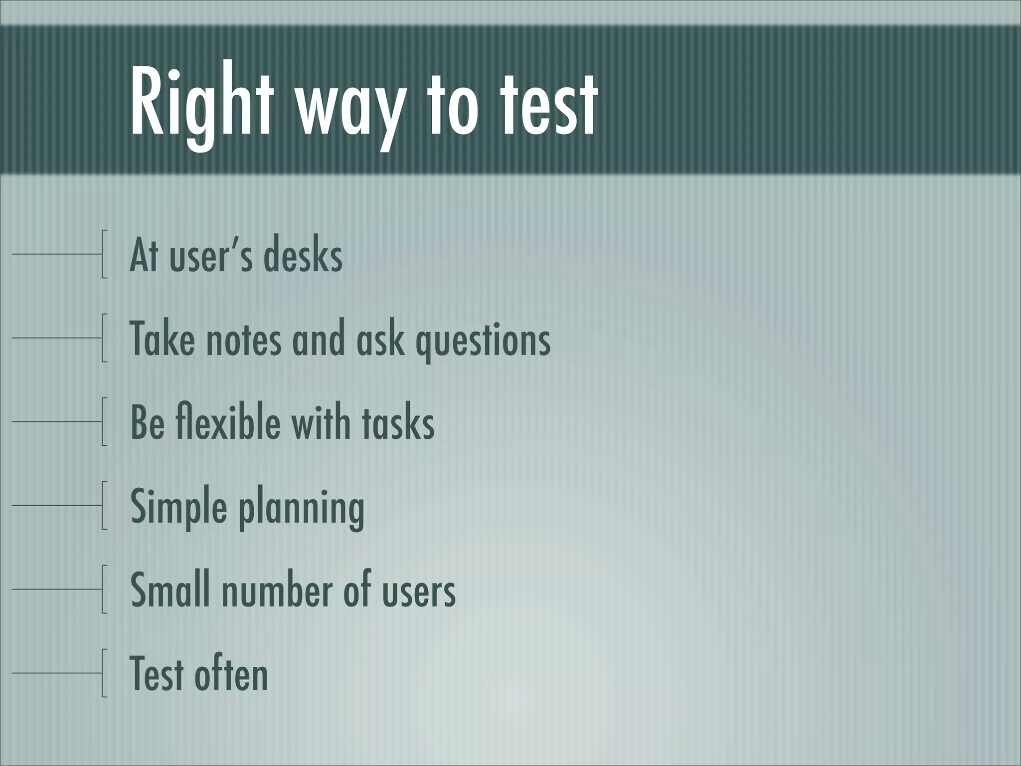 Usability Testing