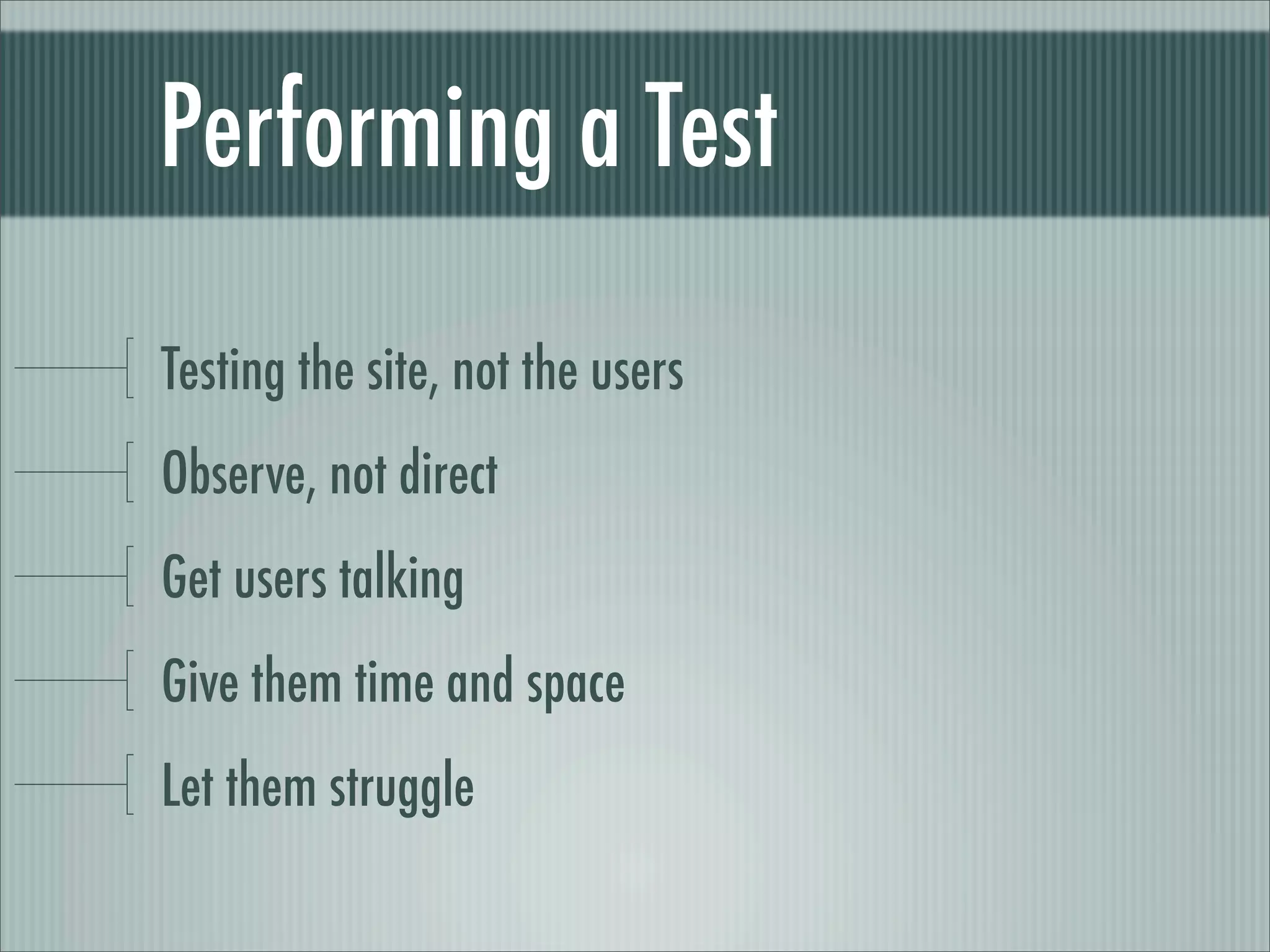 Usability Testing