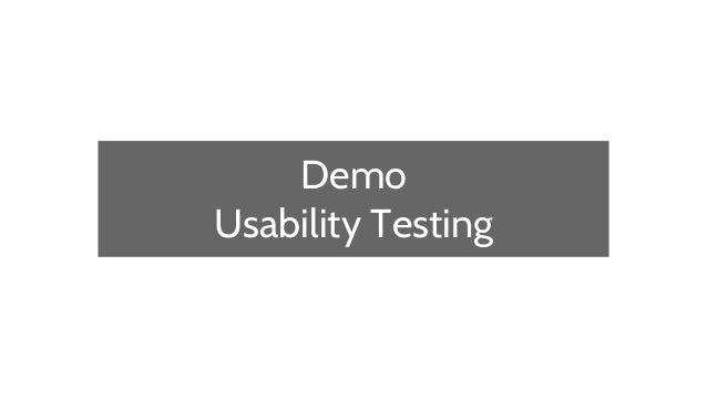 Lean Usability Testing for Google Hack Fair 2015