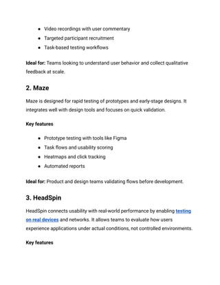 Task Based User Testing Usability Testing_ Complete Guide (Methods, Examples, Tools & Best ...