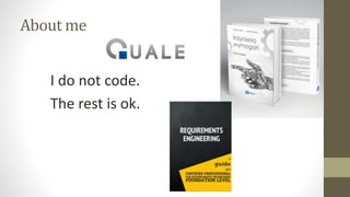 About me
I do not code.
The rest is ok.
 