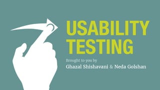 Usability testing  dmc2015